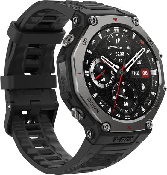 AMAZFIT T-Rex 3 Onyx Sort Smartwatch