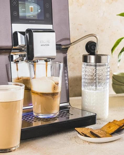 Espressomaskine KRUPS EA879N Intuition Experience Hot&Cold Sort