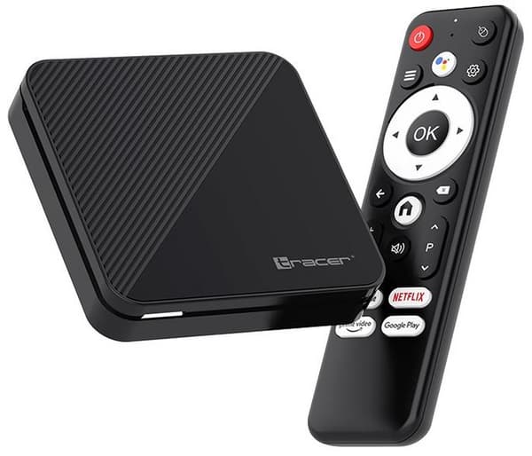 TRACER TV-boks sort medieafspiller