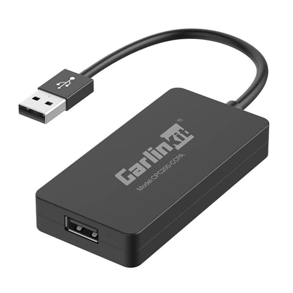 Carlinkit CCPA trådlös adapter Apple Carplay/Android Auto (svart)