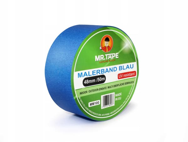 Blå maskeringstejp 48mm / 50m MR.TAPE BLÅ MASKERINGSTEJP UV30