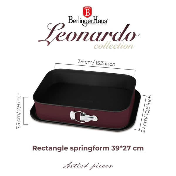 TITANIUMFORM 39x27cm BERLINGER HAUS BH-7941 LEONARDO