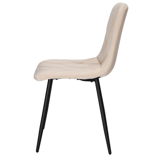 Madison Velvet beige polstret fløjlsstol
