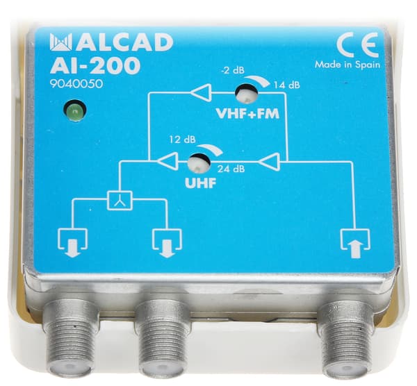 AI-200 ALCAD ANTENN FÖRSTÄRKARE