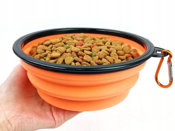GAB fällbar hundskål L orange 200 ml
