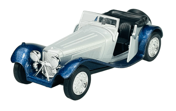 Welly OLD timer SS Jaguar 100 UTAN tak silver 1:34 98876