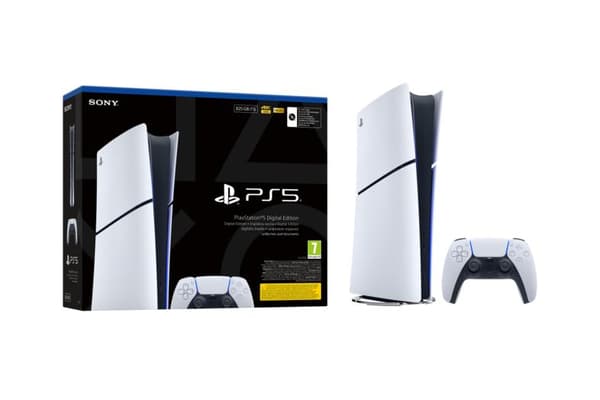 Sony PlayStation 5 Slim Digital Edition 825GB E Chassis hvid-sort