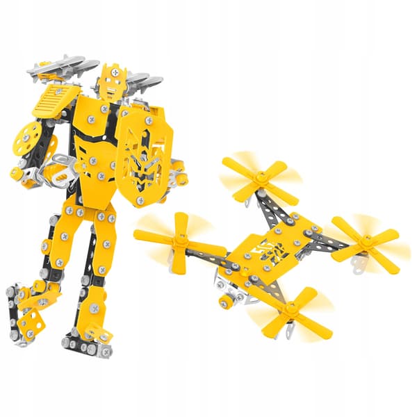 Technok 0136 Robot-Dron Byggset. 570 delar. För barn