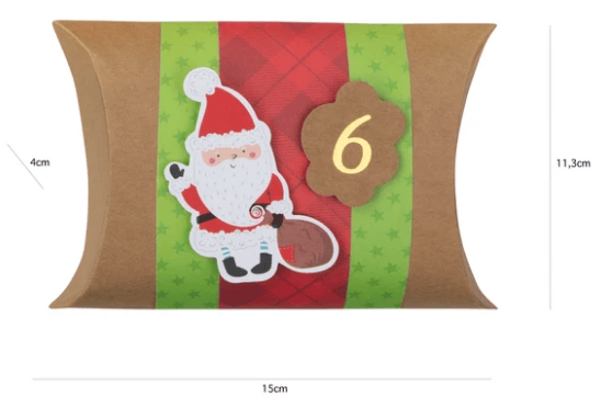 Adventskalender 24 dele DIY puder