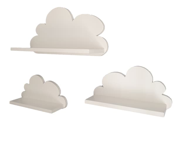 Cloud hylder sæt med 3 FANTASY - Prestige
