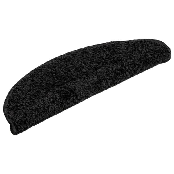 vidaXL Trappsteg, 10 st, 56x17x3 cm, svart
