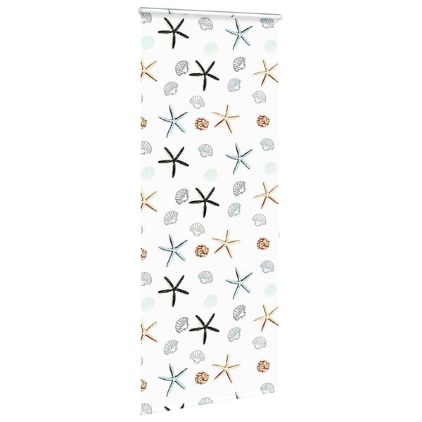 vidaXL Duschrullgardin med kassett 90x240 cm Tygbredd 86 cm