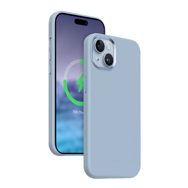 Crong Color Cover LUX Magnetisk - iPhone 15 Plus MagSafe-etui (Blå)