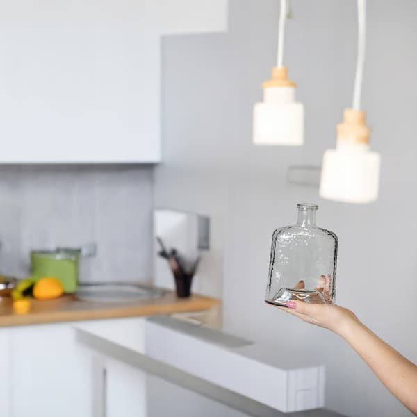 5x Glasflaskor Is 500ml med Kork för Vinlikörer 0,5l