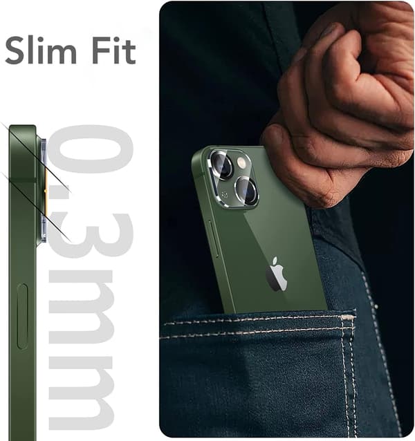 2x Hærdet glaslinse til Apple iPhone 14/14 Plus dobbeltkamera
