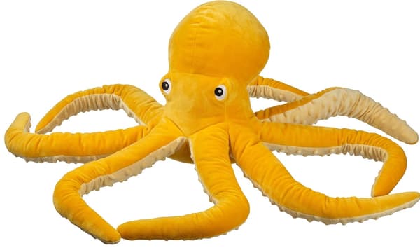 IKEA Octopus Blavingad keltainen 30 cm