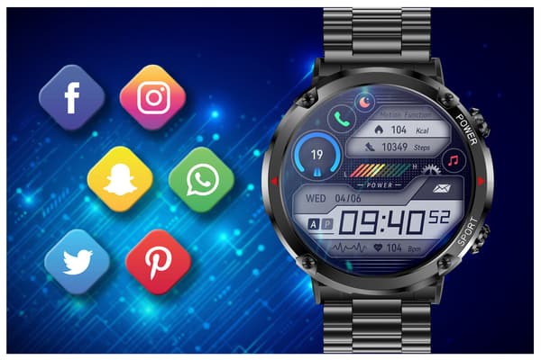 GRAVITY GT21-1 MIESTEN ÄLYKELLO - BLUETOOTH-PUHELUT, LISÄRANNEKE (sg025a)