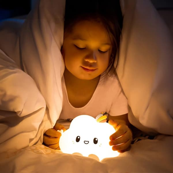Silikonmoln RGB LED-nattlampa