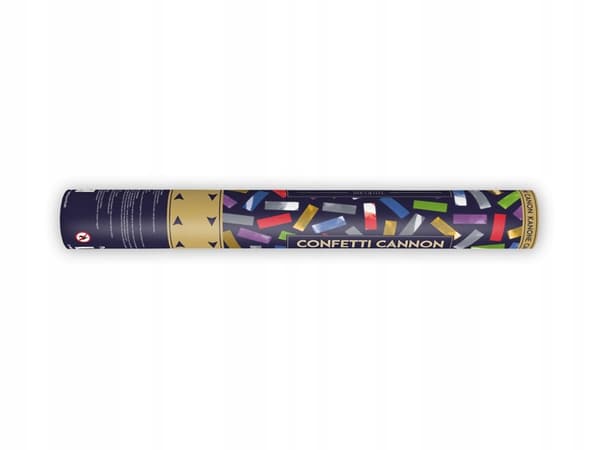 Konfettirör, mix, 40 cm 1 st.