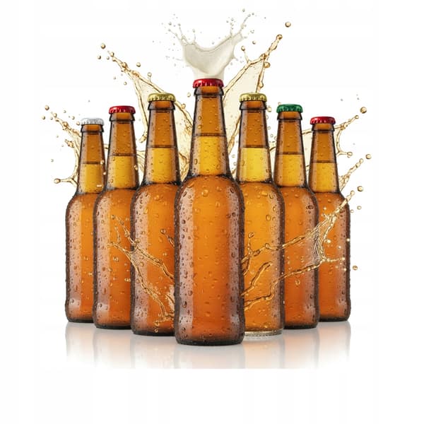 10 x pitkäkaulaista pulloa 0,33 l olutpanimolle, siiderinvalmistuspullo 330 ml olutpullolle