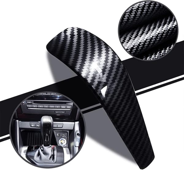 SORT GEARKNOP DEKORATIONSKLISTERMÆRKE BMW E90 E92 E87
