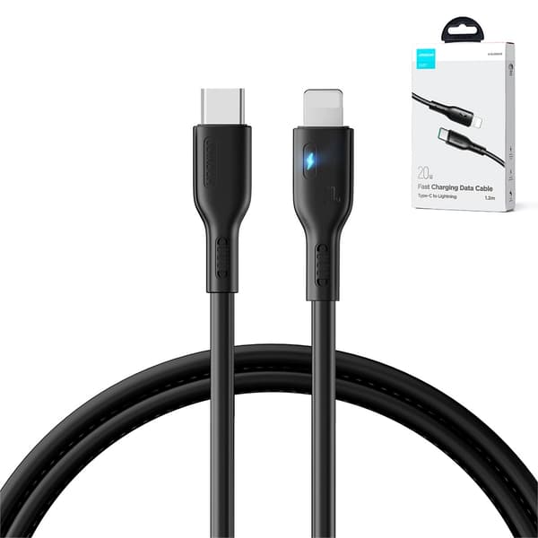 Kabel Joyroom Premium Series A13 Lightning / USB-C 20W 2m - sort