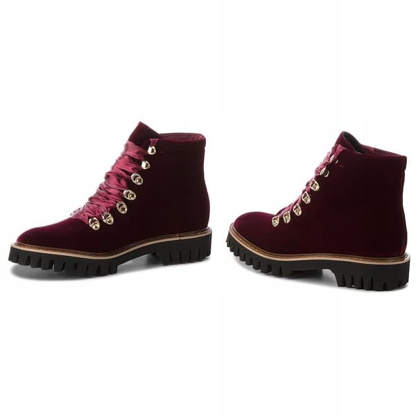 Eva Minge damskänklar anklestövlar burgundy 36