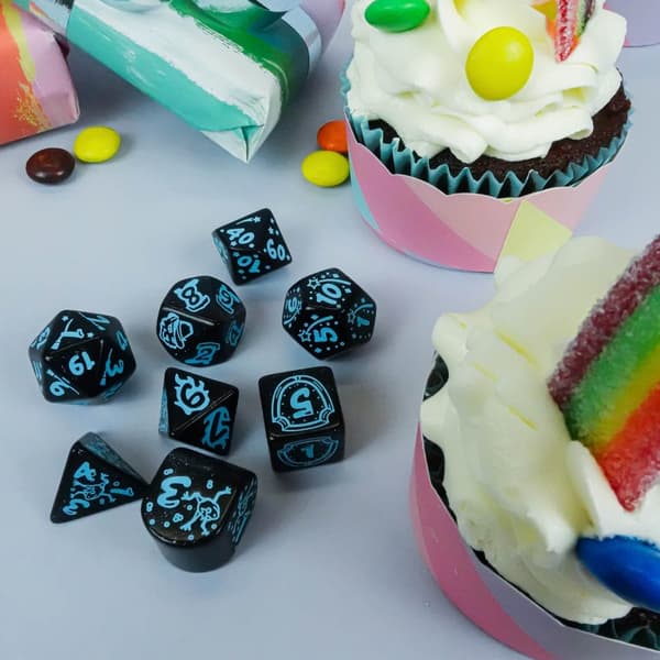2022 Tärningar Adventskalender Jultärningsset RPG-tärningar