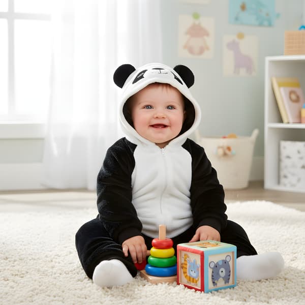 Heldragt Panda Baby 70 cm