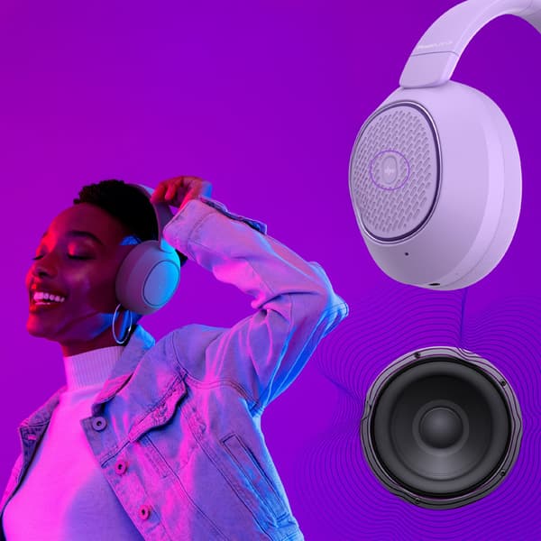Trådløse Bluetooth-hovedtelefoner PowerLocus Universe ANC Micro Case 60 timer