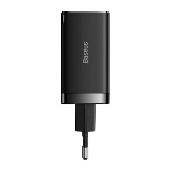 Baseus GaN5 Pro Hurtigoplader 2xUSB C 1xUSB 65W + USB C - USB C 100W Kabel - Sort