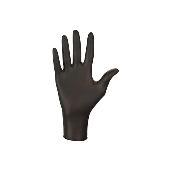 Nitrilhandsker L sorte Mercator Nitrylex Sort 100 stk.
