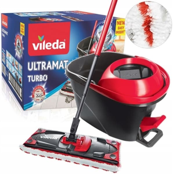 VILEDA Ultramat TURBO Set Roterande Mopphink