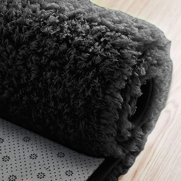 Alpaca Strado pyöreä matto 140x140 - AlpaBlack