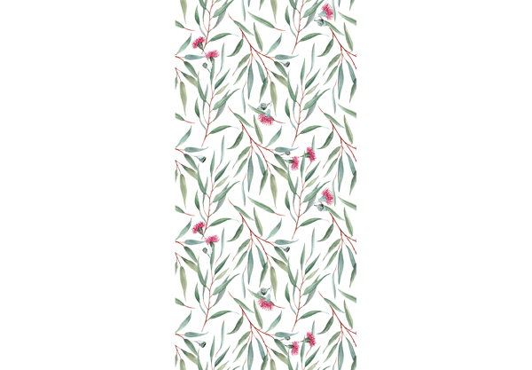 Tapet - Rosa blomknoppar