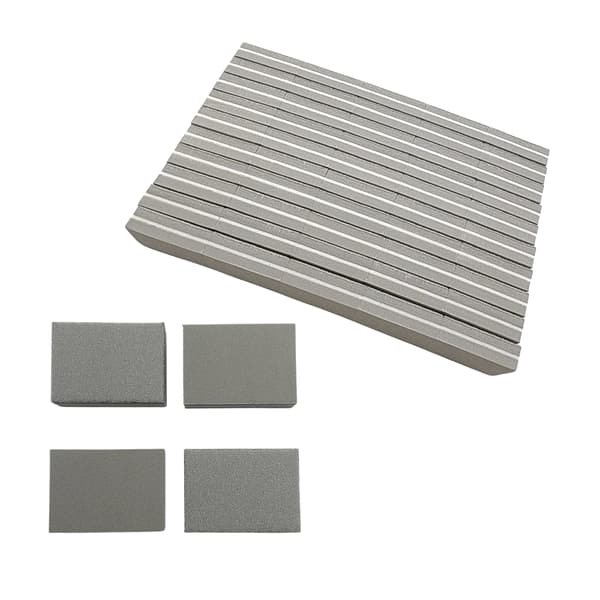 Mini nagellackblock grå 100/180 polermaskin 50 st.