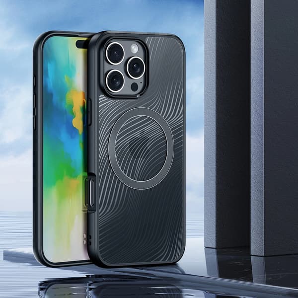 Dux Ducis Aimo Mag-etui med MagSafe til iPhone 16 Pro Max - Sort