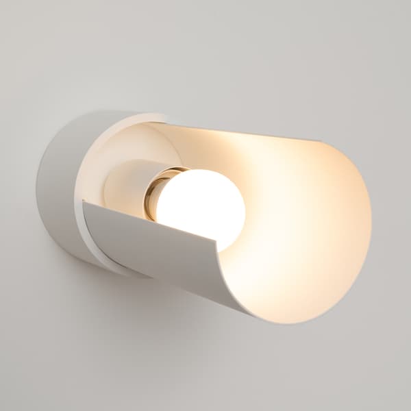 FLASH 1 VÆGLAMPE E27 HVID SOLLUX SL.1676