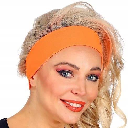 Neon Orange Disco-hårband