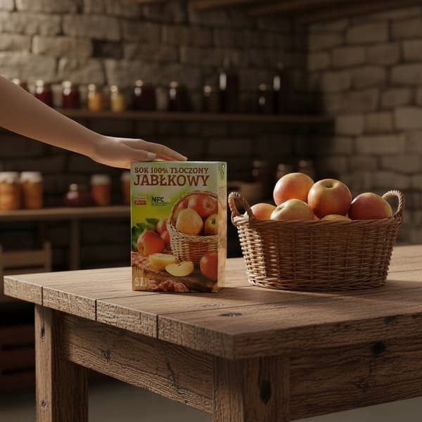25x ÆBLEJUICEKARTON 100% PRESSEDE 5L PAKKE KURV MED ÆBLER