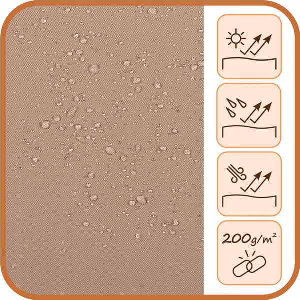 Terassi- ja puutarhaverho T 155x200 beige