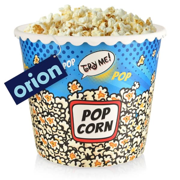 Popcorn- ja sipsisäiliö 2,3 l