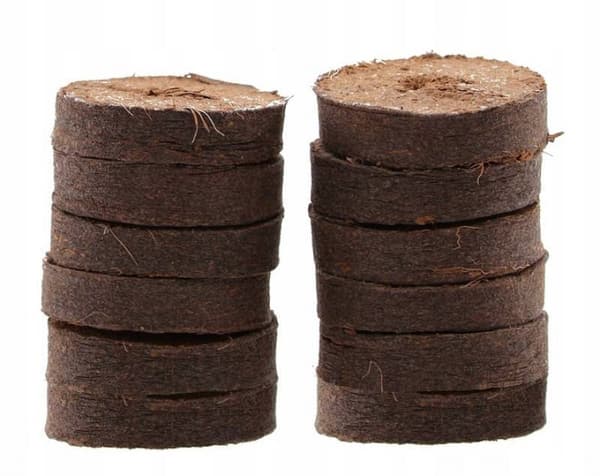 Sæt med 20 GardenLine kokosspireskiver