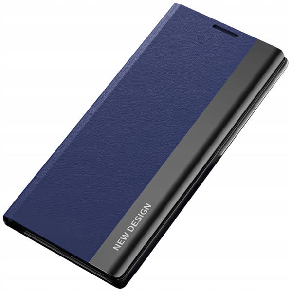 Sleep Case Pro cover til Samsung Galaxy S23+ med klap og stativ, blå