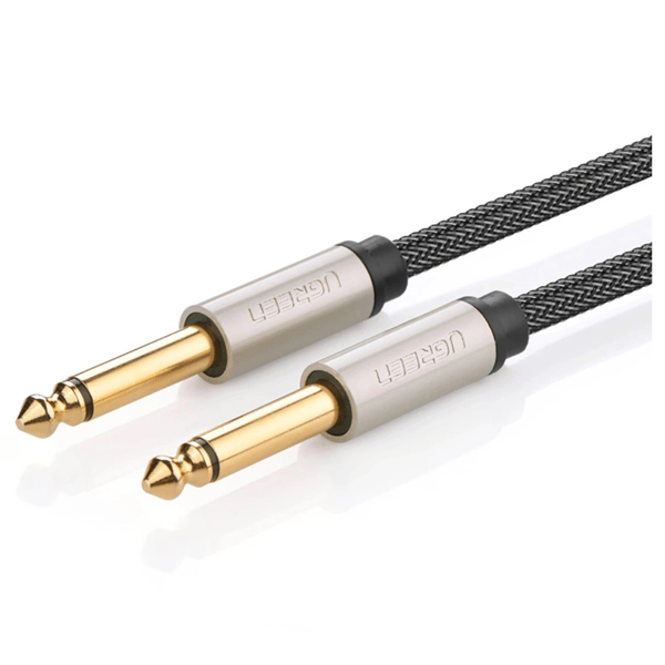 UGREEN AV128 Jack-kabel 6,35 mm - 1 m (grå)