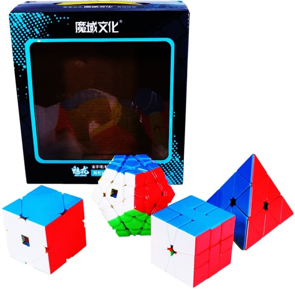 STORT SET Pyraminx + Megaminx + Skewb + Square1
