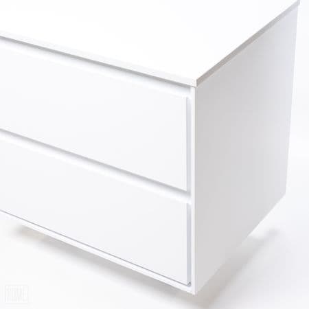 UNIVERSAL LÅS BORDPLADE 80,3X46,2 CM HVID