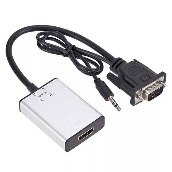 VGA + 3,5 mm jack - HDMI -muunnin