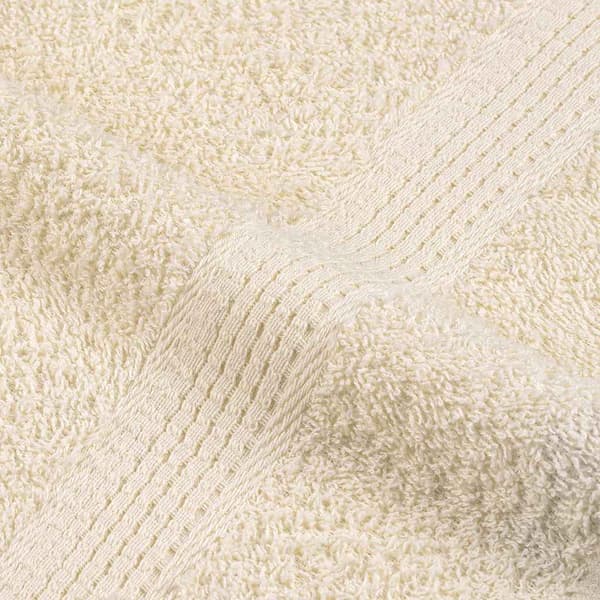vidaXL håndklæder, 4 stk., cremefarvede, 30x30 cm, 100% bomuld