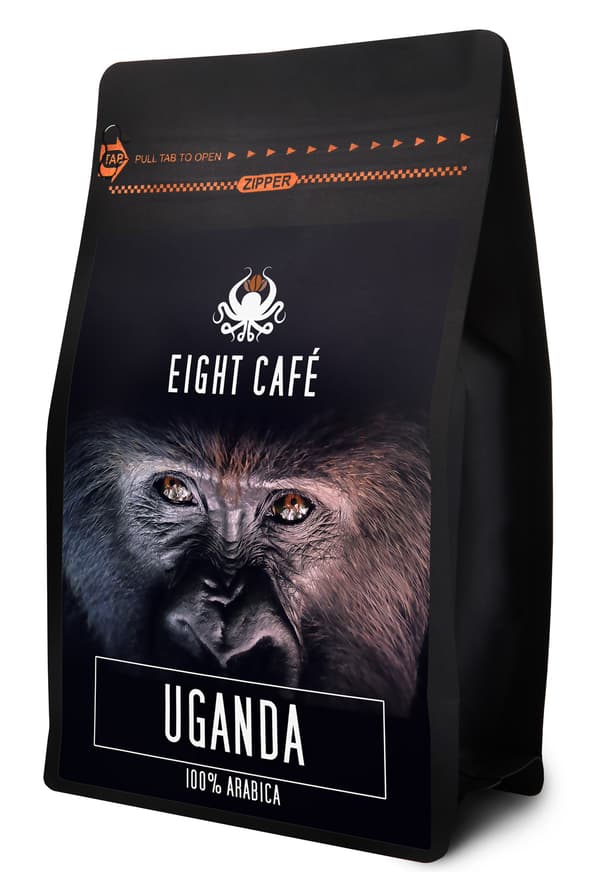 Friskristede Arabica kaffebønner Uganda 1 kg